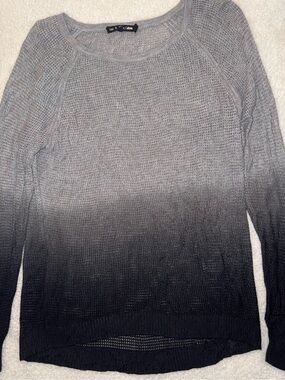 rag & bone /JEAN Ombre Waffle Knit Sweater 🩶 100% viscose